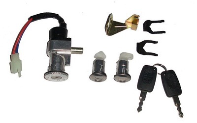 【電動(dòng)車騎樂(lè)套鎖 鋅鋁合金紫銅一級(jí)材料精工制作】?jī)r(jià)格,廠家,圖片,其他非機(jī)動(dòng)車配件,瑞安市銘利機(jī)車部件-